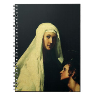 Caderno Espiral Santa Francisca de Roma por Giovanni Antonio Galli