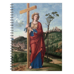 Caderno Espiral Santa Helena com a Vera Cruz Arte Sacra