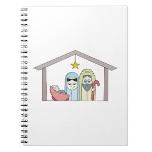 Caderno Espiral Santa Noite Natividade