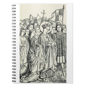 Caderno Espiral Santa Úrsula virgem e mártir