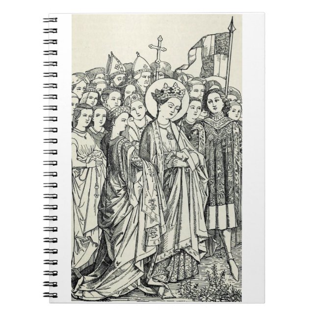 Caderno Espiral Santa Úrsula virgem e mártir (Frente)