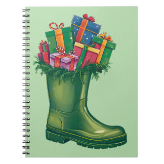 Caderno Espiral Santa's New Boots