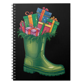 Caderno Espiral Santa's New Boots