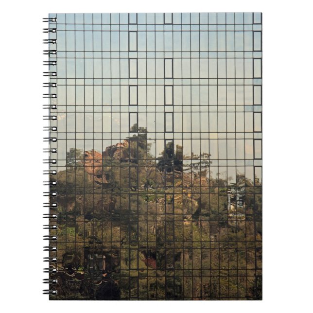 Caderno Espiral Santiago, reflexo no Chile (Frente)