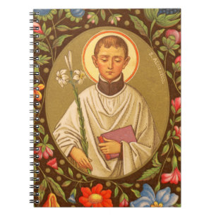 Caderno Espiral Santo Aloísio Gonzaga (PM 01)