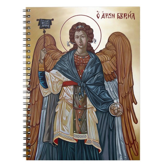 Caderno Espiral Santo Archangel Gabriel (Frente)