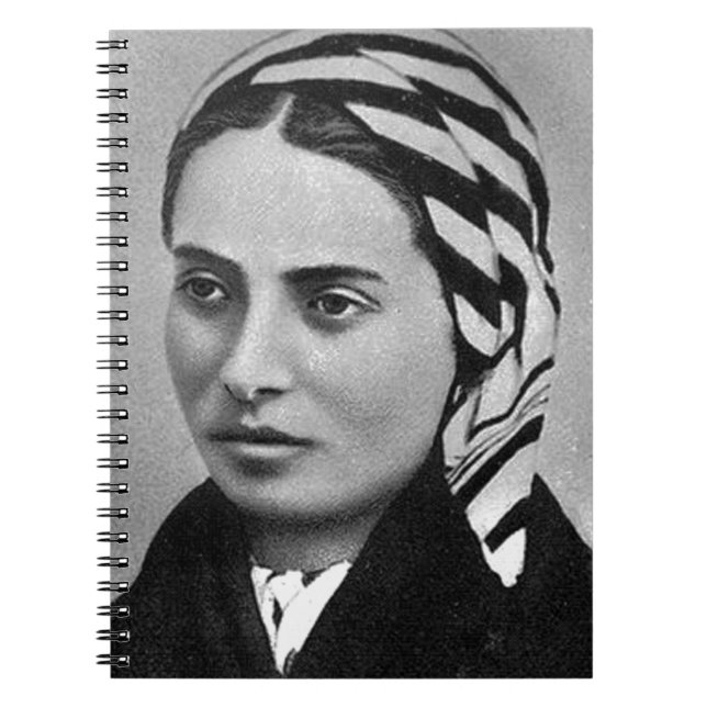 CADERNO ESPIRAL SANTO BERNADETTE SOUBIROSO (Frente)