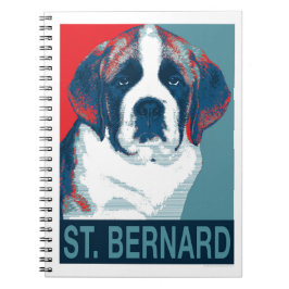 Caderno Espiral Santo Bernard Puppy Hope Partiody Político