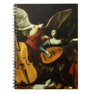 Caderno Espiral Santo Cecilia e o Anjo de Carlo Saraceni