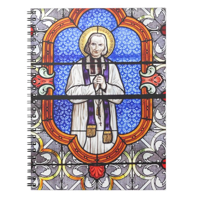 Caderno Espiral Santo Jean Baptiste Marie Vianney (Frente)