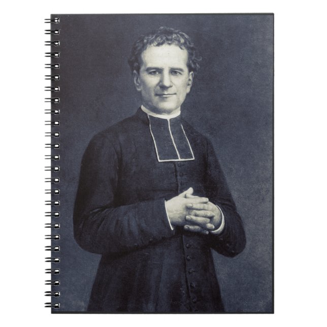 Caderno Espiral Santo John Bosco Padre e Professor da Juventude (Frente)
