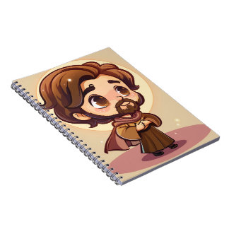 Caderno Espiral Santo Joseph, fofo estilo kawaii