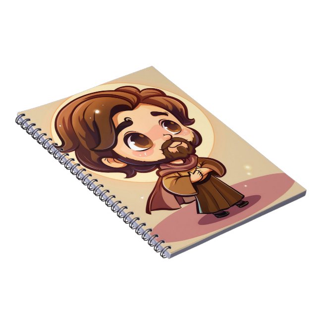 Caderno Espiral Santo Joseph, fofo estilo kawaii (Lado Direito)