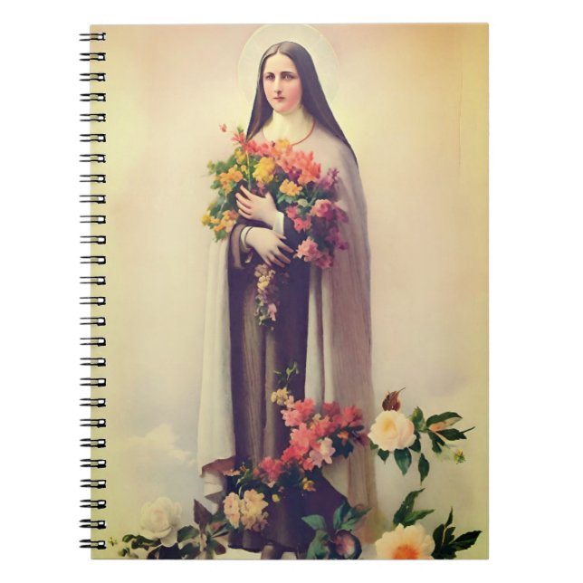 Caderno Espiral Santo Therese do notebook Lisieux (Frente)