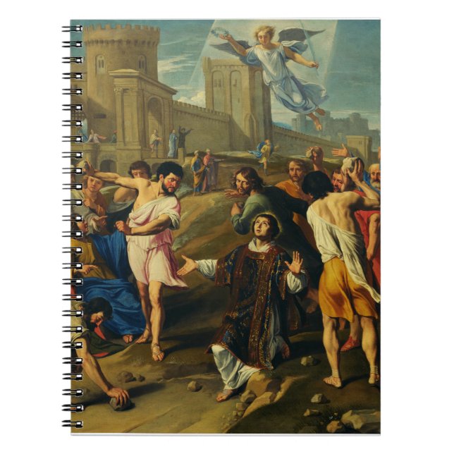 Caderno Espiral São Estêvão o Protomártir Iconografia de Arte Fina (Frente)
