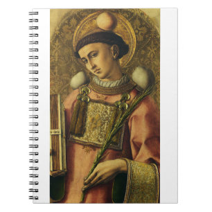 Caderno Espiral São Estêvão o Protomártir Iconografia de Arte Fina