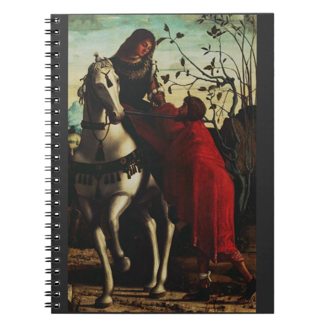 Caderno Espiral São Martinho de Tours Compartilhando a Capa Arte F (Frente)