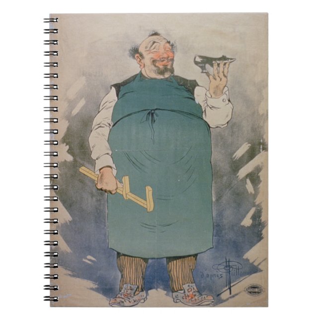 Caderno Espiral Sapateiro (litho da cor) (Frente)