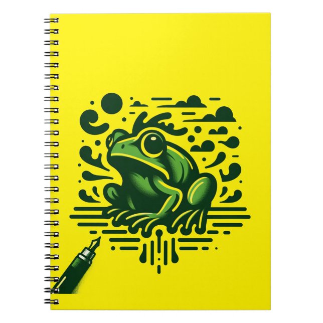 Caderno Espiral sapo (Frente)