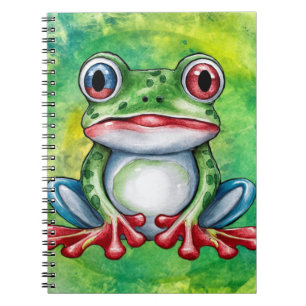 Caderno Espiral Sapo