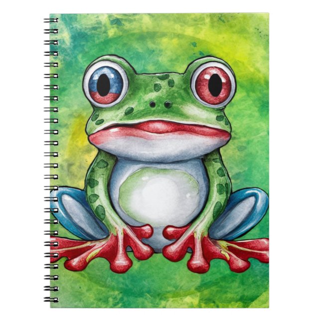 Caderno Espiral Sapo (Frente)