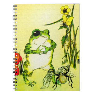 Caderno Espiral Sapo
