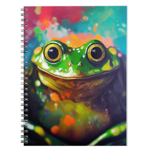 Caderno Espiral Sapo Animal Discovery Adventure Nature Planet Ear