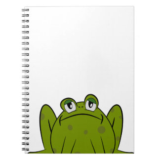 Caderno Espiral Sapo Bonito Engraçado