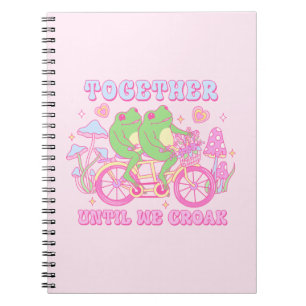 Caderno Espiral Sapo Casal Bonito - Juntos Até Cortar