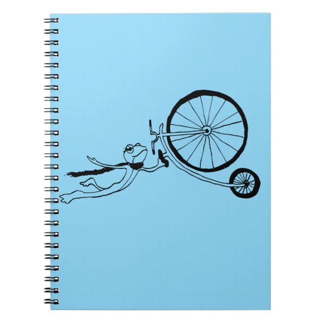 Caderno Espiral Sapo Ciclista (Frente)