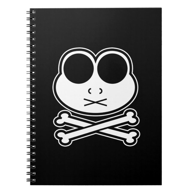 Caderno Espiral Sapo Cross Bone - Cutout (Frente)