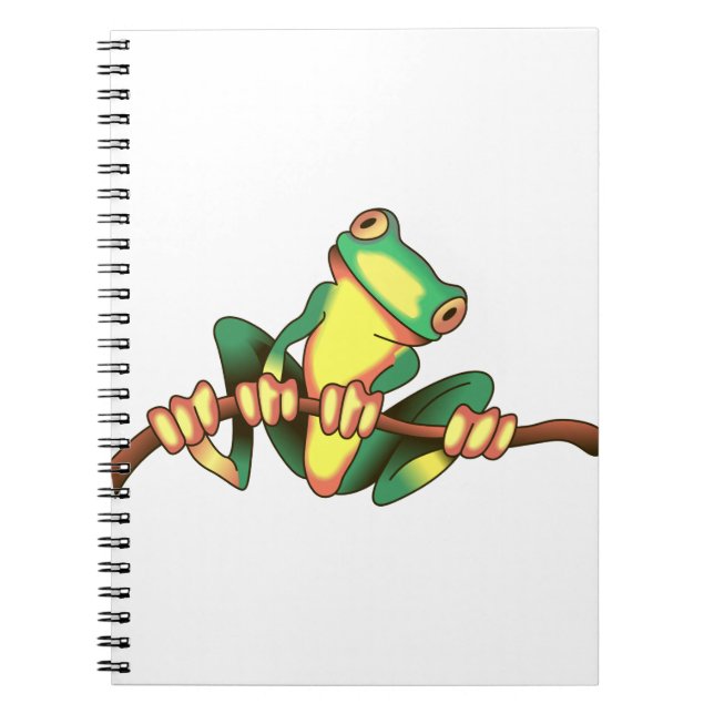 Caderno Espiral Sapo de árvore (Frente)