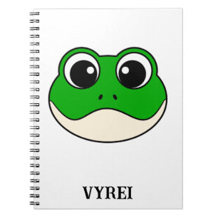 Caderno Espiral Sapo de sorriso bonito