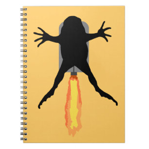 Caderno Espiral Sapo do foguete