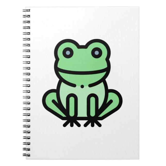 Caderno Espiral Sapo pequeno (Frente)