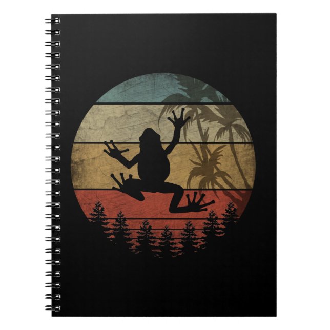 CADERNO ESPIRAL SAPO RETRÔ VINTAGE (Frente)