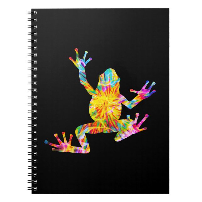 CADERNO ESPIRAL SAPO TIE DYE (Frente)