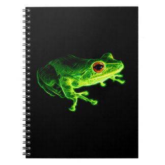 Caderno Espiral Sapo verde