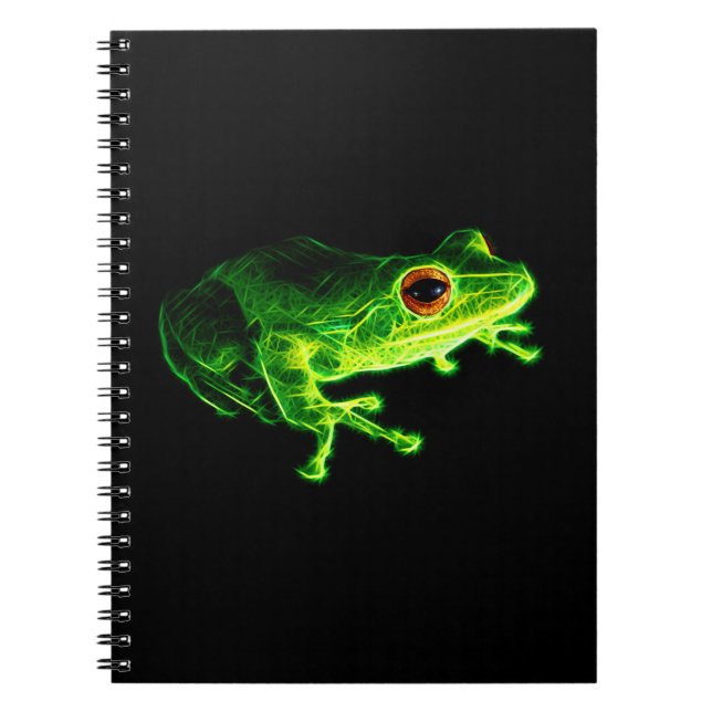 Caderno Espiral Sapo verde (Frente)