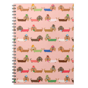 Caderno Espiral Sapos a rosa