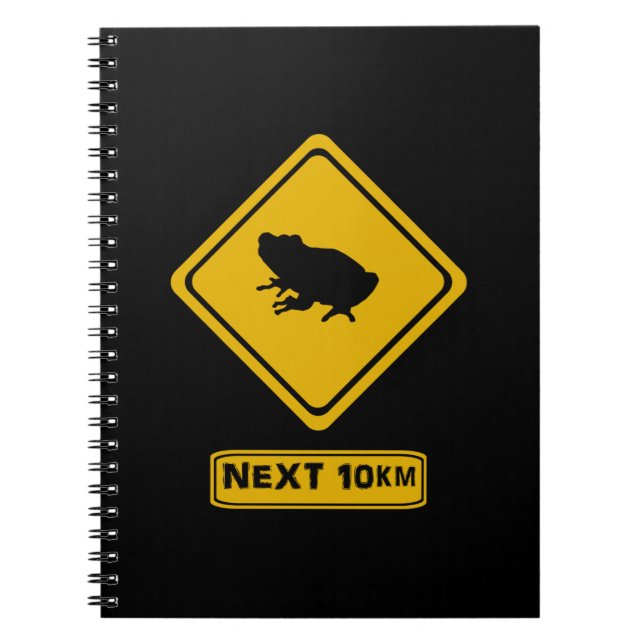 Caderno Espiral sapos de beware (Frente)