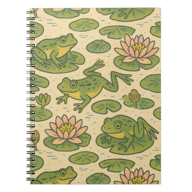 Caderno Espiral Sapos de sapo e Lili (Frente)
