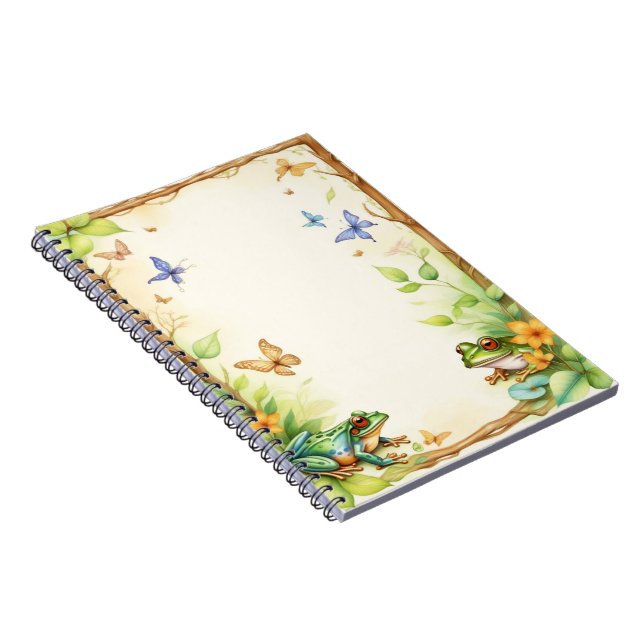 Caderno Espiral Sapos moldados 2 (Lado Direito)
