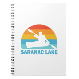 Caderno Espiral Saranac Lake New York Kayak