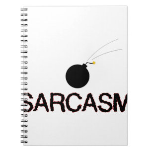 Caderno Espiral Sarcasm Bombed