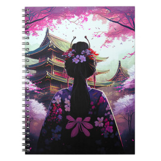 Caderno Espiral Sari Kirschblüten - Spiral Fotonotizbuch