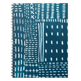 Caderno Espiral Sashiko