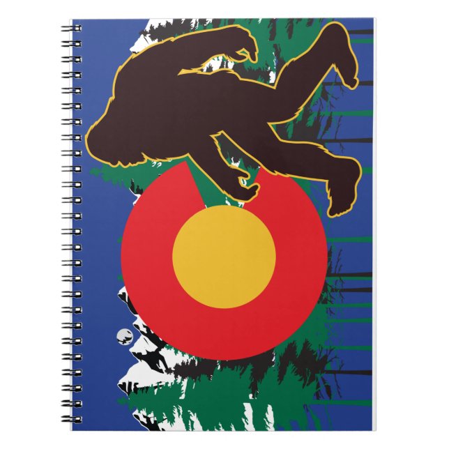 Caderno Espiral Sasquatch Bigfoot (Frente)