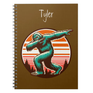 Caderno Espiral Sasquatch Bigfoot Engraçado Personalizado