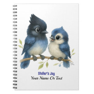 Caderno Espiral Sassy Steller's Jay